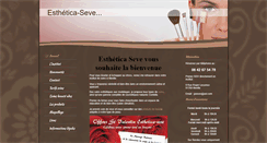 Desktop Screenshot of esthetica-seve.com